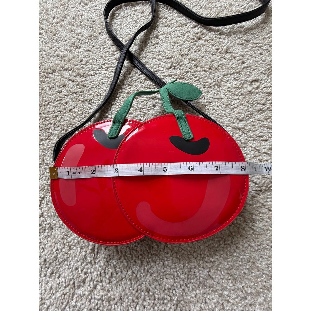 Cherry Shaped Crossbody Red Purse Kawaii Y2K Pin-Up Retro - Picture 3 of 4